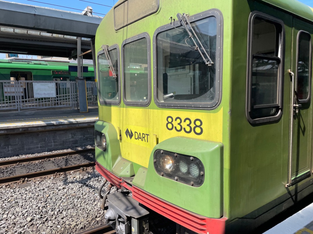 Andrea Worringer on Train Siding: Finally managed to get back on some trains after a long time with a few trips on the Dublin Dart