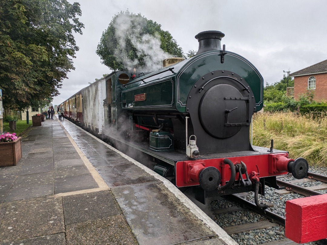 Ryan Watson on Train Siding: Lincolnshire Wolds Railway, featuring AE1919 'Cranford'. The 'Cream Tea' was superb! 🫖☕