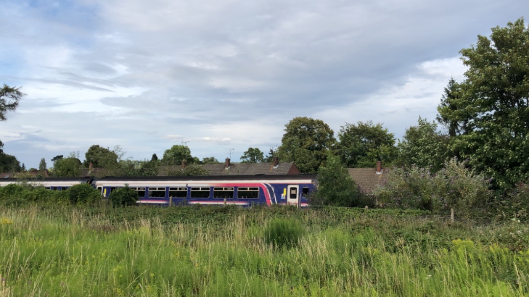 Andrew Brown on Train Siding: 156449 in First ScotRail livery passing Winchester 8 minutes early on 598A Heaton TRSMD to Eastleigh TRSMD.