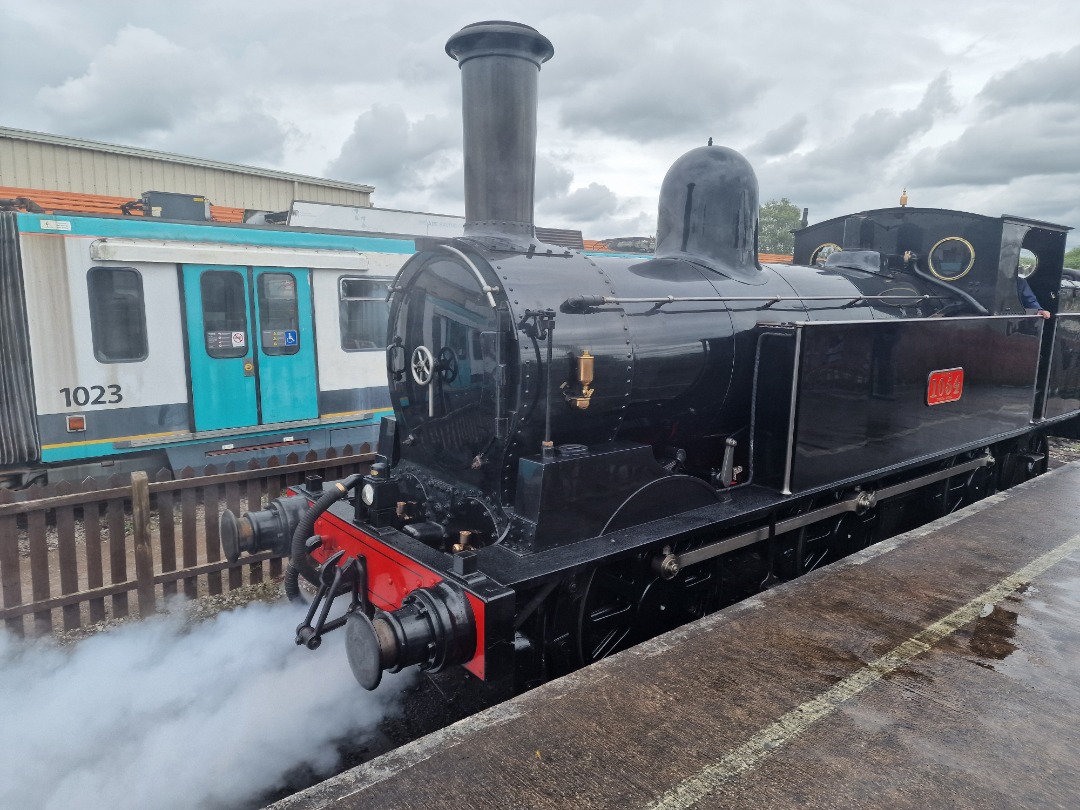 Nathaniel on Train Siding: Some engines at crewe heritage Centre with the LNWR 1054 tank engine in steam and was able to cab it.