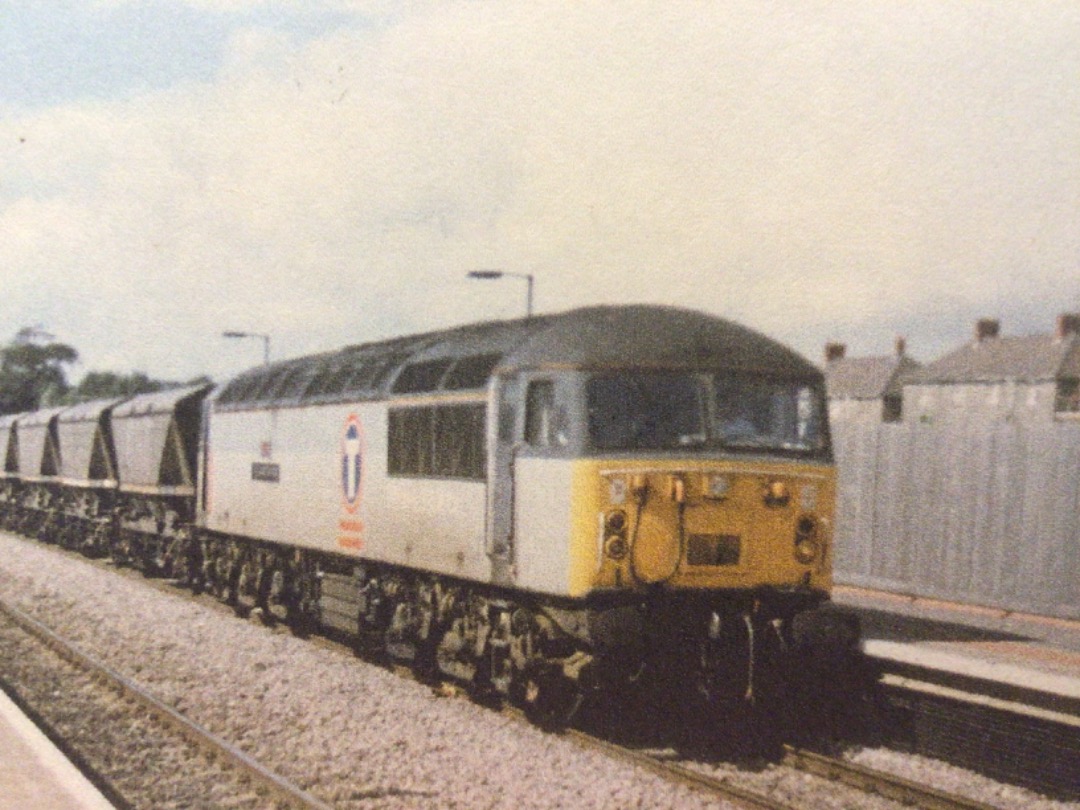 Alex Coomber on Train Siding: A Class 56. No. 56052 The Cardiff Rod Mill. Sporting the somewhat subdued Transrail livery essentially a sticker over what was
already in...