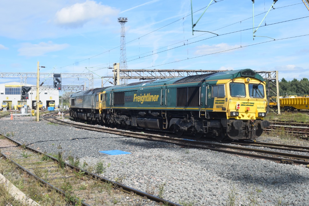 Hardley Distant on Train Siding: On Saturday 14th September 2024, I was lucky enough to be part of a tour of Crewe Basford Hall Yard courtesy of the Intercity
Railway...