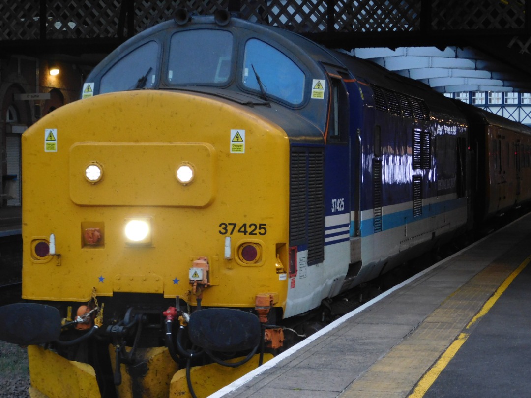 Transport in N-E Lincolnshire on Train Siding: #trainspotting #train #steam #station class 37's, class 185's, class 170's and class 158's