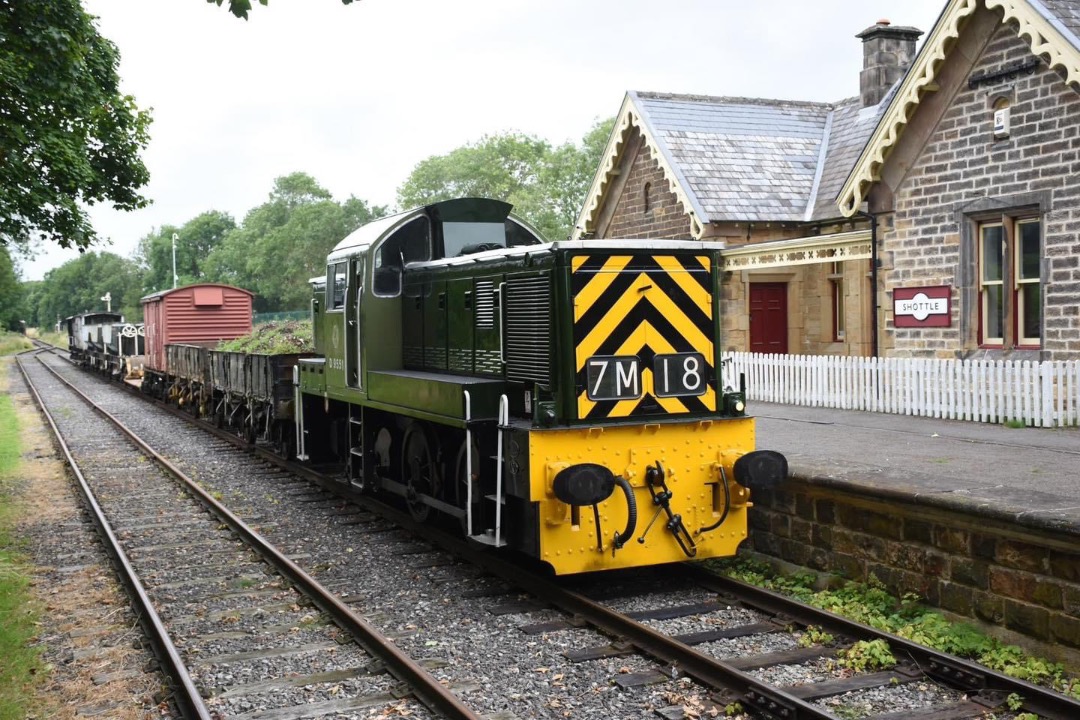 Inter City Railway Society on Train Siding: D9551 at Shottle Station, Ecclesbourne Valley Railway on 24th July 2024 taken on a 'Class 14' 60 Year
Photography Special...