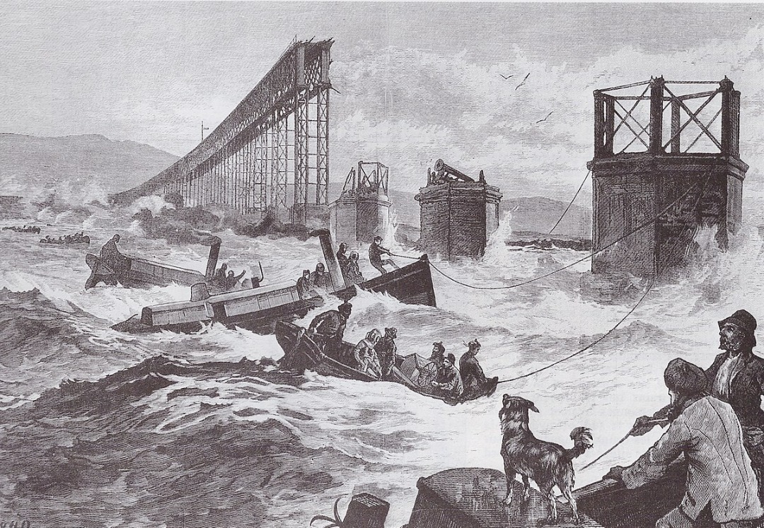 Saskia de Werk on Train Siding: Time for another #history post. Last time I posted about the Horse in the Viaduct story. Today it will be about the Tay Bridge
disaster.