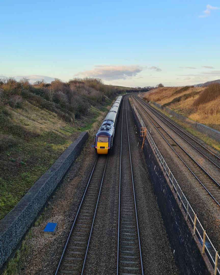 4RailTrail on Train Siding: #LinesInTheLandscape: Plymouth to Edinburgh via Bristol Temple Meads passes through the Cotswolds 12DEC20