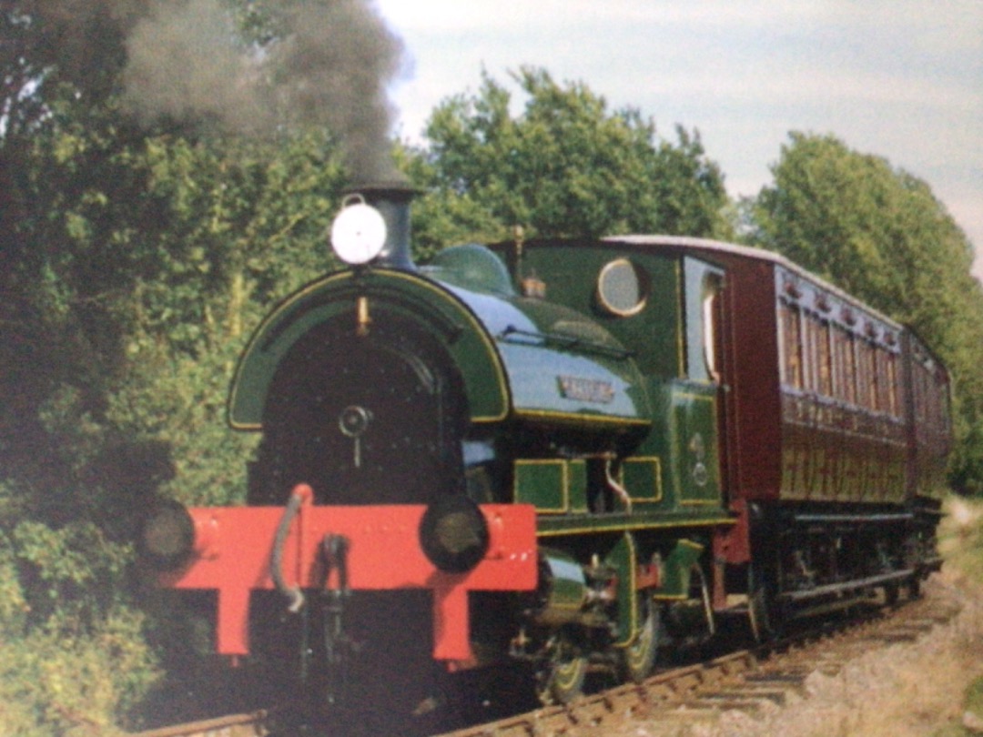 Alex Coomber on Train Siding: An FD&CO No.3 heads a train of vintage carriages on the Mid Suffolk Light Railway near Brockford.