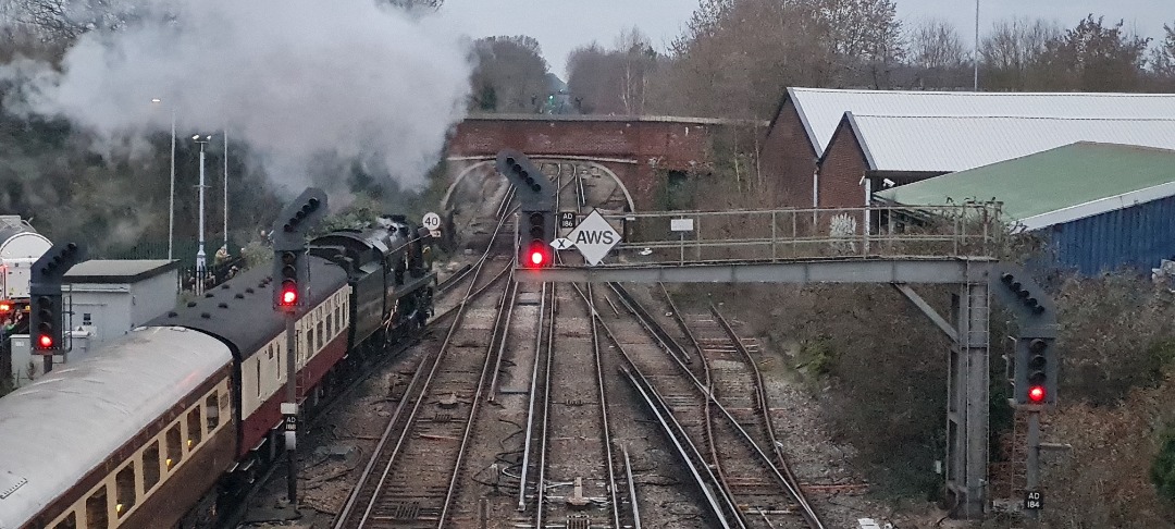 andrew1308 on Train Siding: Yesterday 4th March we had a visit in Kent by 34046 Braunton on the 1Z12 Golden Arrow from Birmngham to Canterbury West and the
return via...