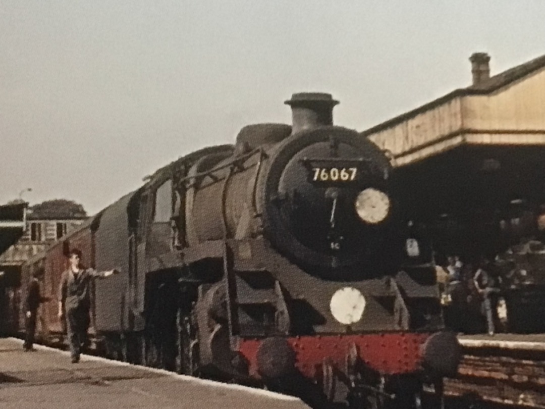 Alex Coomber on Train Siding: High noon at Southampton Central. A BR Standard Class 4MT 2-6-0 No. 76067 prepares to leave the station with an up van train on
12th...