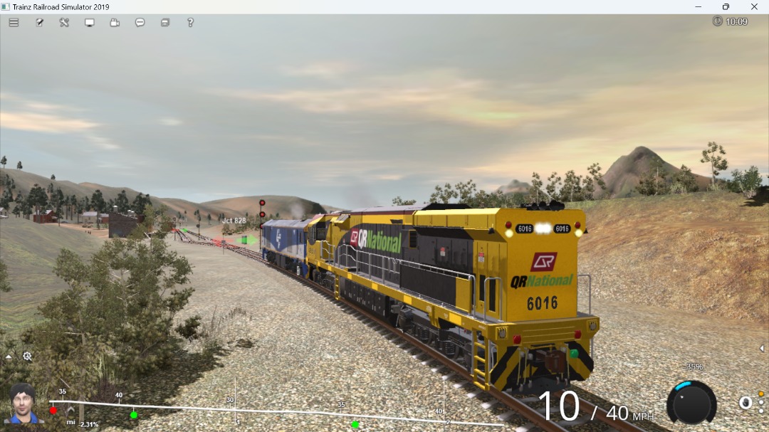 Gus Risbey on Train Siding: QR National locomotive 6016 and Railfirst locomotive GL106 run a light engine to drop off GL106 at the railway workshops for
some...