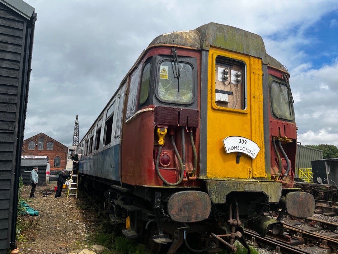 John Court on Train Siding: Class 309 EMU is now preserved at East Angalian Railway museum after months meeting with the trustees
