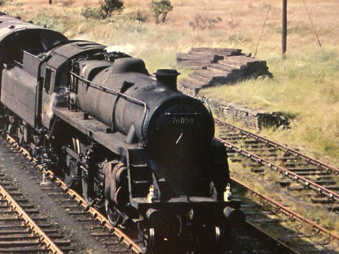 Alex Coomber on Train Siding: The Stainmore Line was used as a through route from the northeast to Blackpool during the Summer Weekends. Here's a BR
Standard Class 4MT...