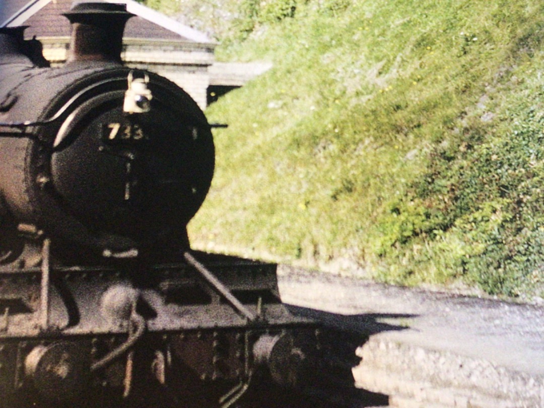 Alex Coomber on Train Siding: No. 7333 restarts from Venn Cross Station with a Taunton bound train on 14th September 1963. Curiously. The Devon and Somerset
border cut...