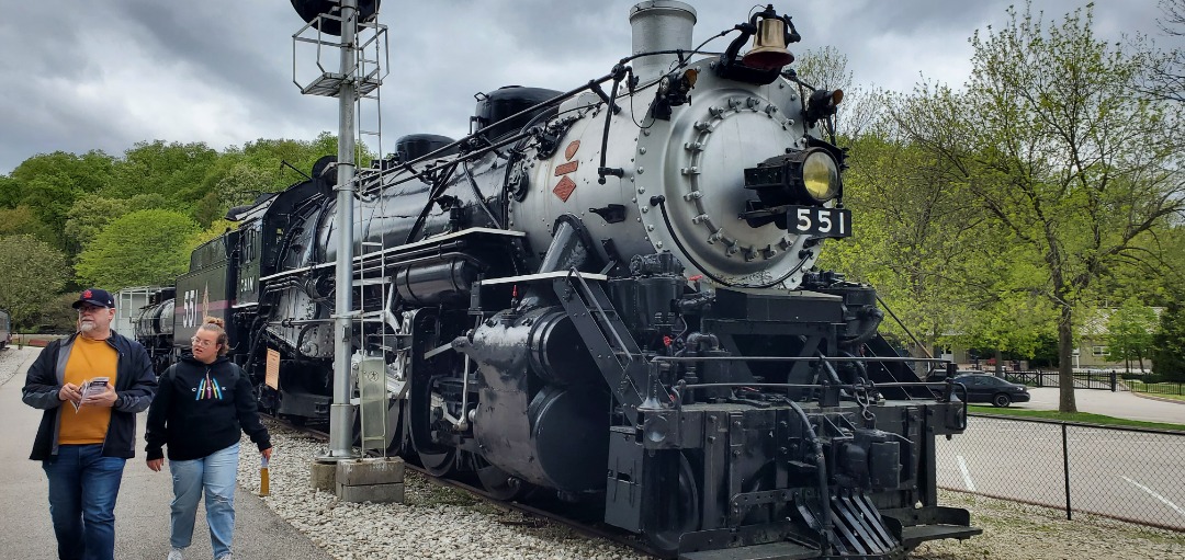 Walker Petersen on Train Siding: Chicago & Illinois Midland No. 551. One of three ever built, now resting at the St. Louis Museum of Transportation.