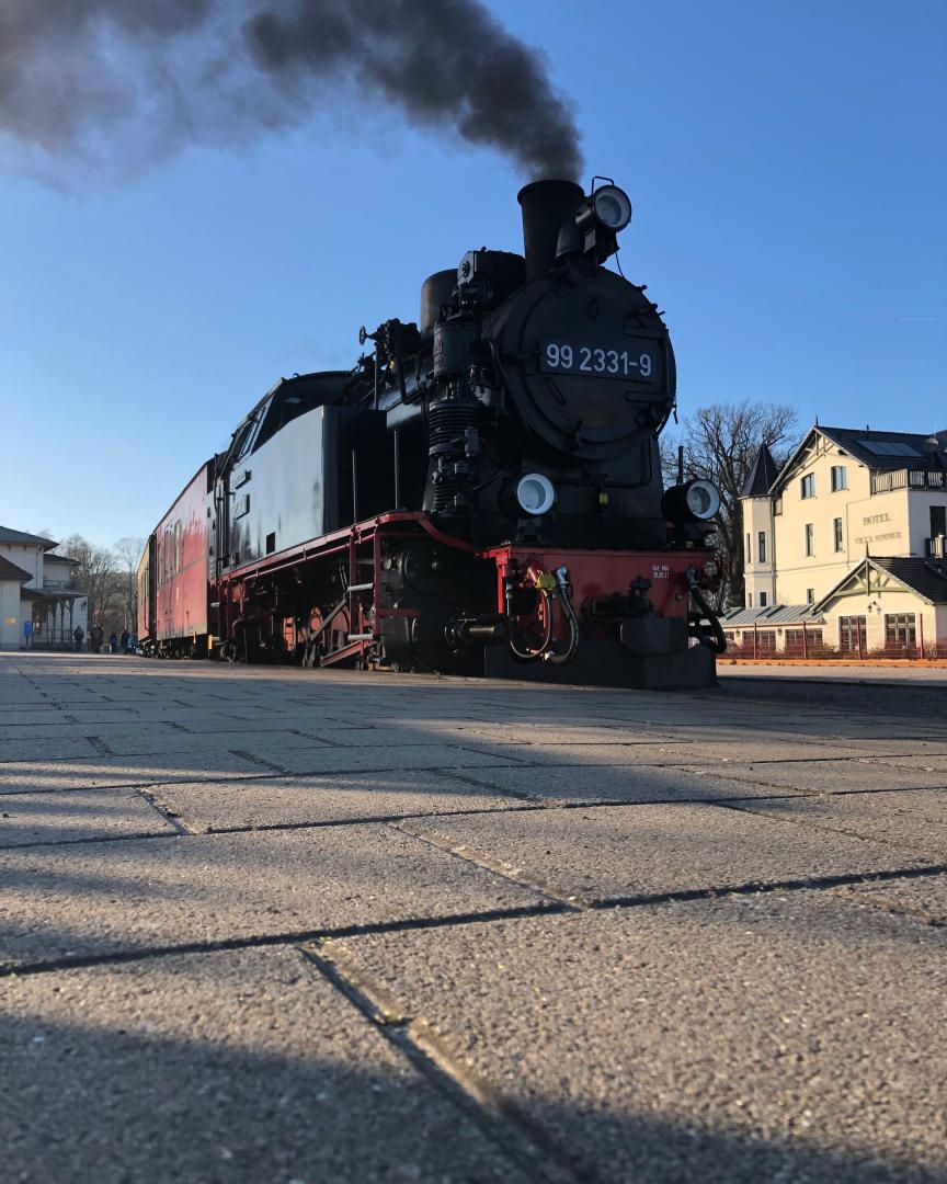 014 lp on Train Siding: Baureihe 99 die Molly in der Nähe von Rostock ist schon ein Schmuckstück sie fährt bis heute noch