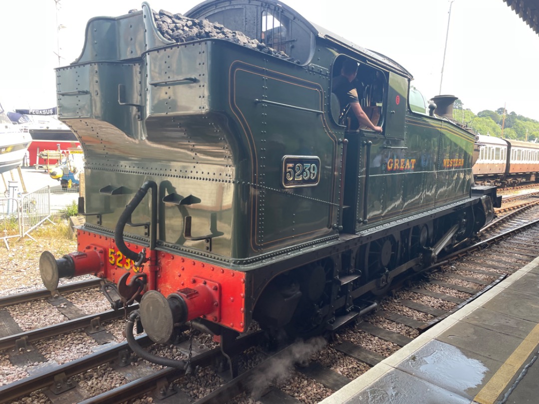 Andrea Worringer on Train Siding: Visited the Dartmouth Steam Railway today. Goliath was my steam loco to and from Dartmouth.