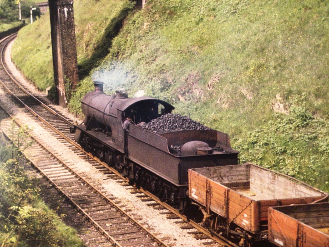 Alex Coomber on Train Siding: An ex GWR 2800 Class Locomotive No. 2859 approaches Ledbury Tunnel with a down freight on 16th May 1964. This long lived engine
was built...