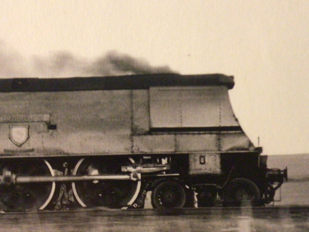 Alex Coomber on Train Siding: A Classic Michael Mensing panned shot of unrebuilt West Country Class 4-6-2 No. 34015 Swanage as it heads the 19:00PM from
London...