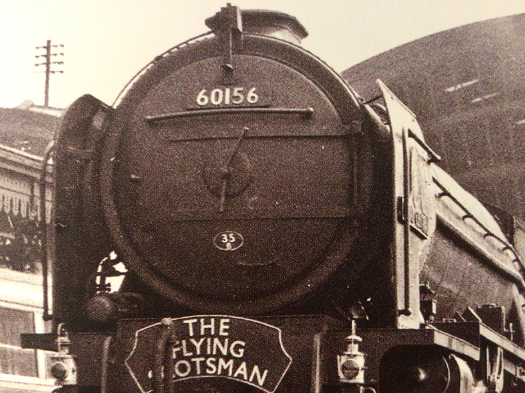 Alex Coomber on Train Siding: The down The Flying Scotsman passes non stop through York behind a Peppercorn Class A1 4-6-2 No. 60156 Great Central on 10th April
1954.