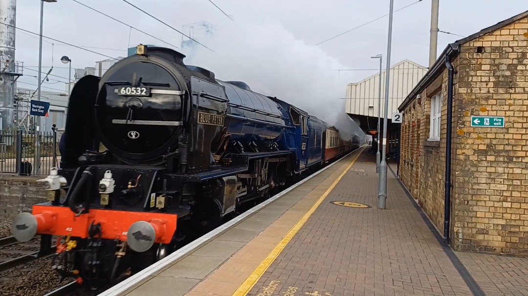 James Taylor on Train Siding: Blue Peter going through Warrington Bank Quay station on the 15/11/24 with 57 003 on the rear on a test run from Crewe H.S to
Preston and...