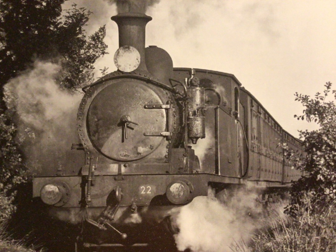 Alex Coomber on Train Siding: The Charm of the Isle of Wight Steam ex London & South Western Railway Class O2 0-4-4T No. 22 Brading slips violently on the
weed...