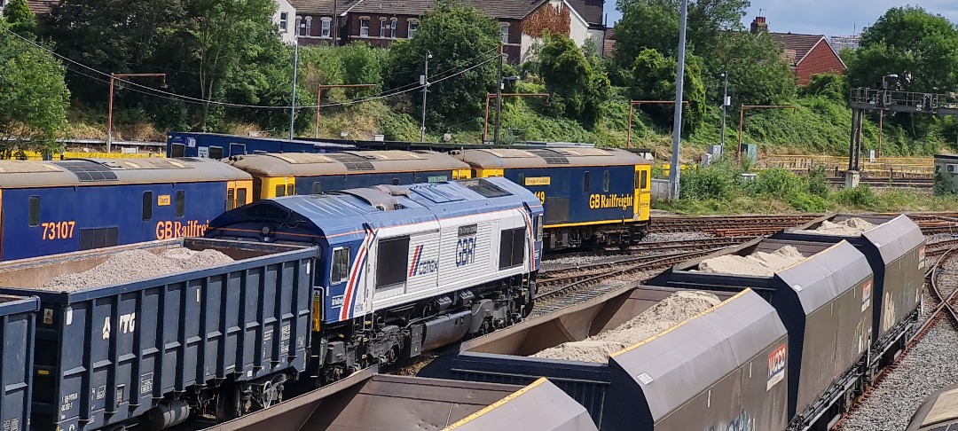 andrew1308 on Train Siding: Here are a few photo's from yesterday 31/07/2021.. Quite a few GBRF loco's starting with the 2x class 50's on their
way to Margate. Then we...