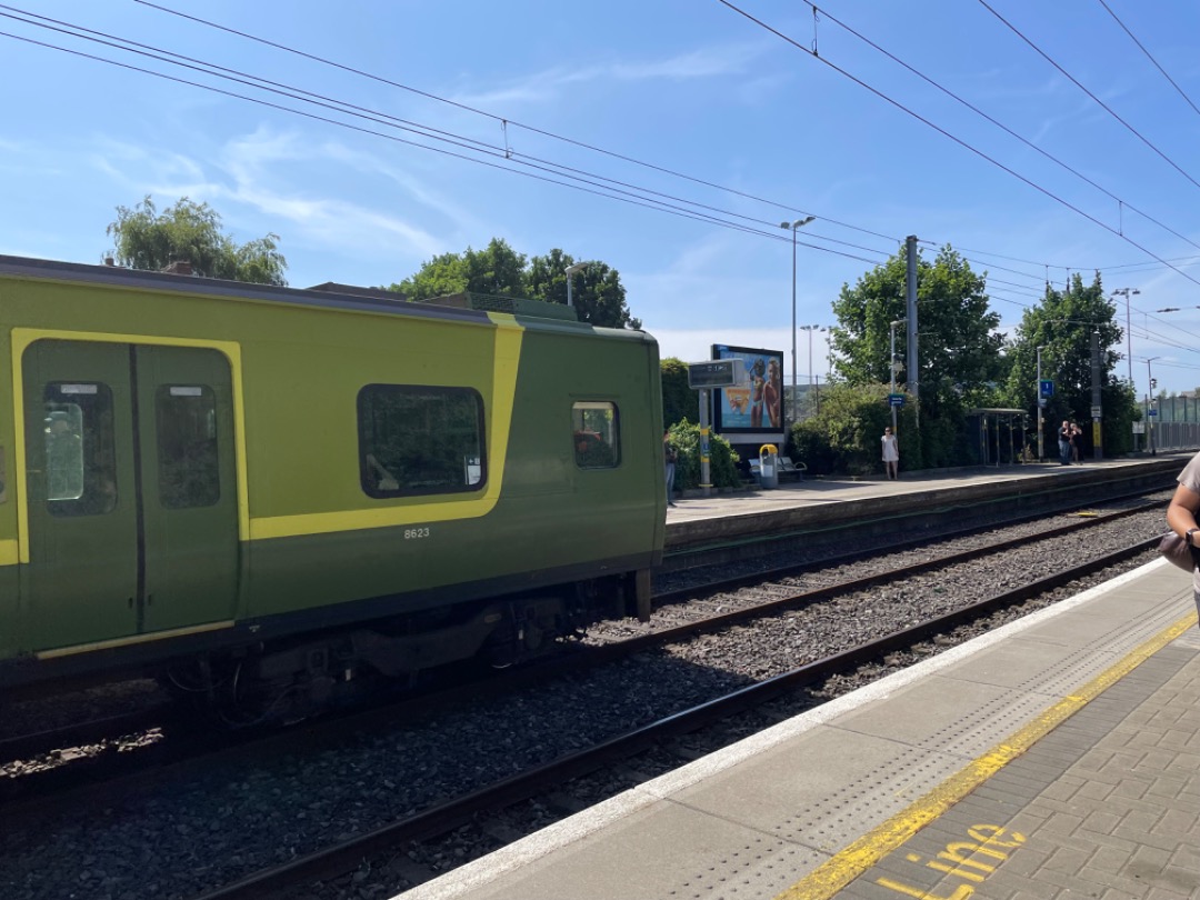 Andrea Worringer on Train Siding: Finally managed to get back on some trains after a long time with a few trips on the Dublin Dart