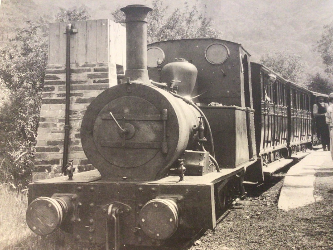 Alex Coomber on Train Siding: A delightful picture of the Talyllyn in the 1920s with No. 2 Dolgoch at Dolgoch station with the attractive water tower on the
left which...