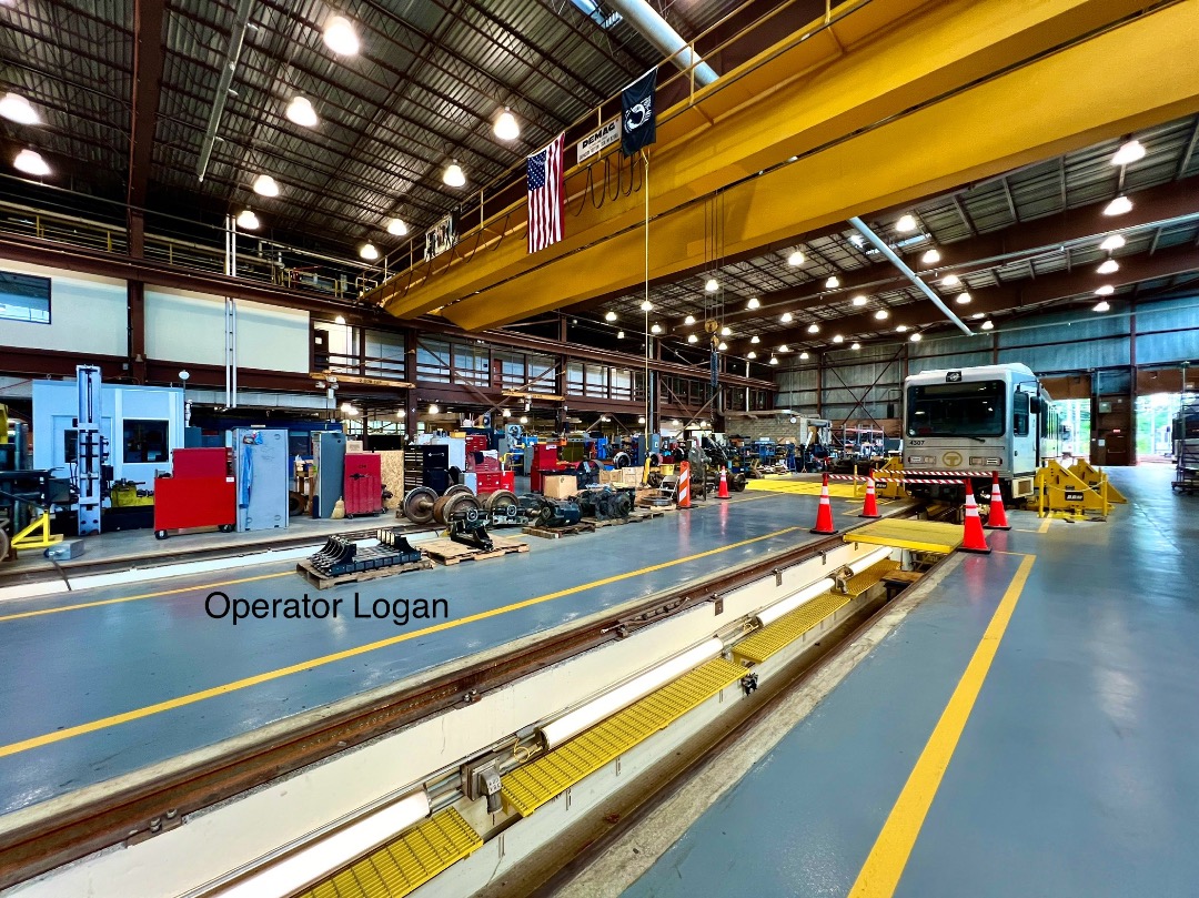 Logan Tracy on Train Siding: This is a inside look into Pittsburgh Region Transit (PRT) Maintenance Facility! Thank you to all the employees who made this
possible....