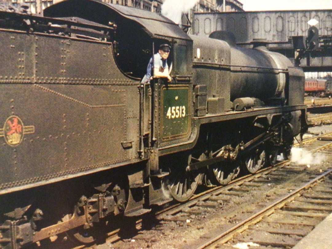 Alex Coomber on Train Siding: An unrebuilt ex LMS Patriot Class 4-6-0 No. 45513 waits for the road ahead at the north end of Preston Station on 1st July 1961.
Someone...