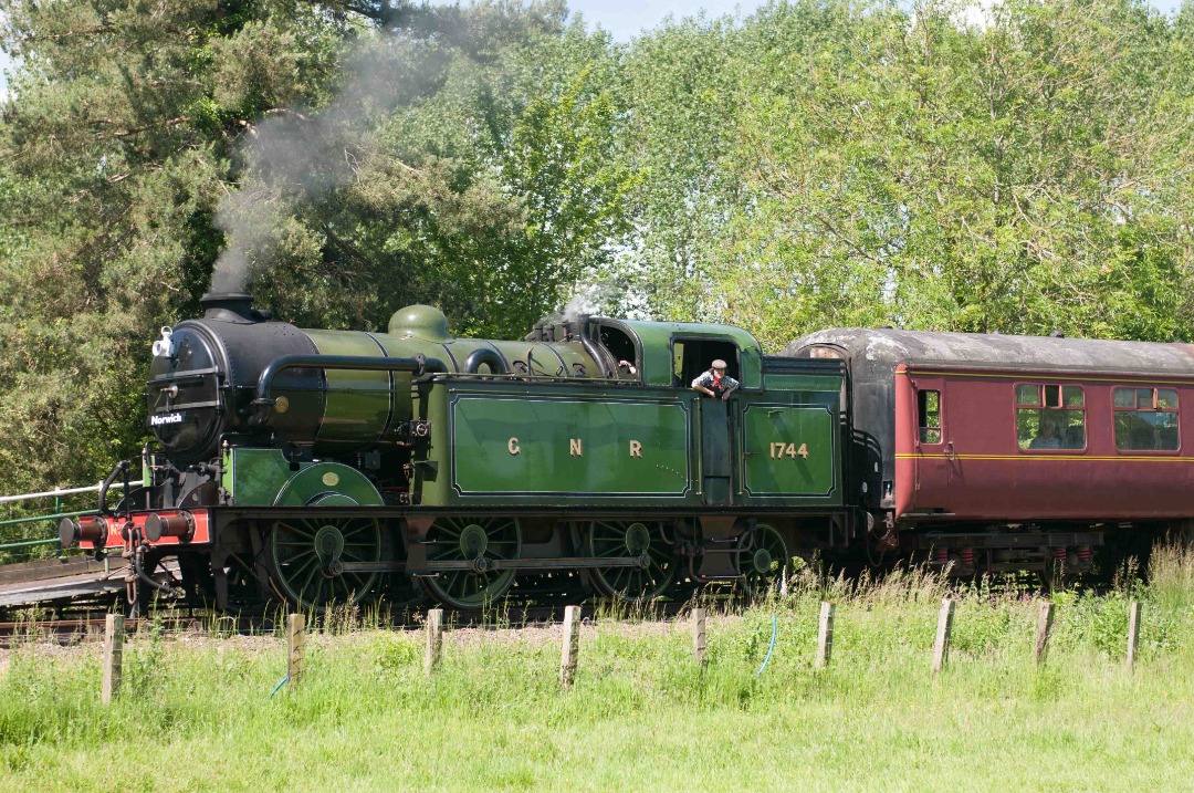 Wymondham abbey station on Train Siding: This week's Sunday setback is new North Norfolk railway resident (once overhaul completed) N2 locomotive 1744
locomotive...