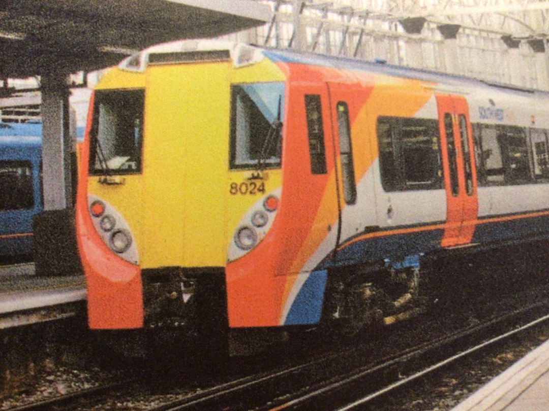 Alex Coomber on Train Siding: A Class 458 Juniper. 4JOP No. 458024. 30 units were built for South West Trains in 1998 for outer suburban services. Initially...