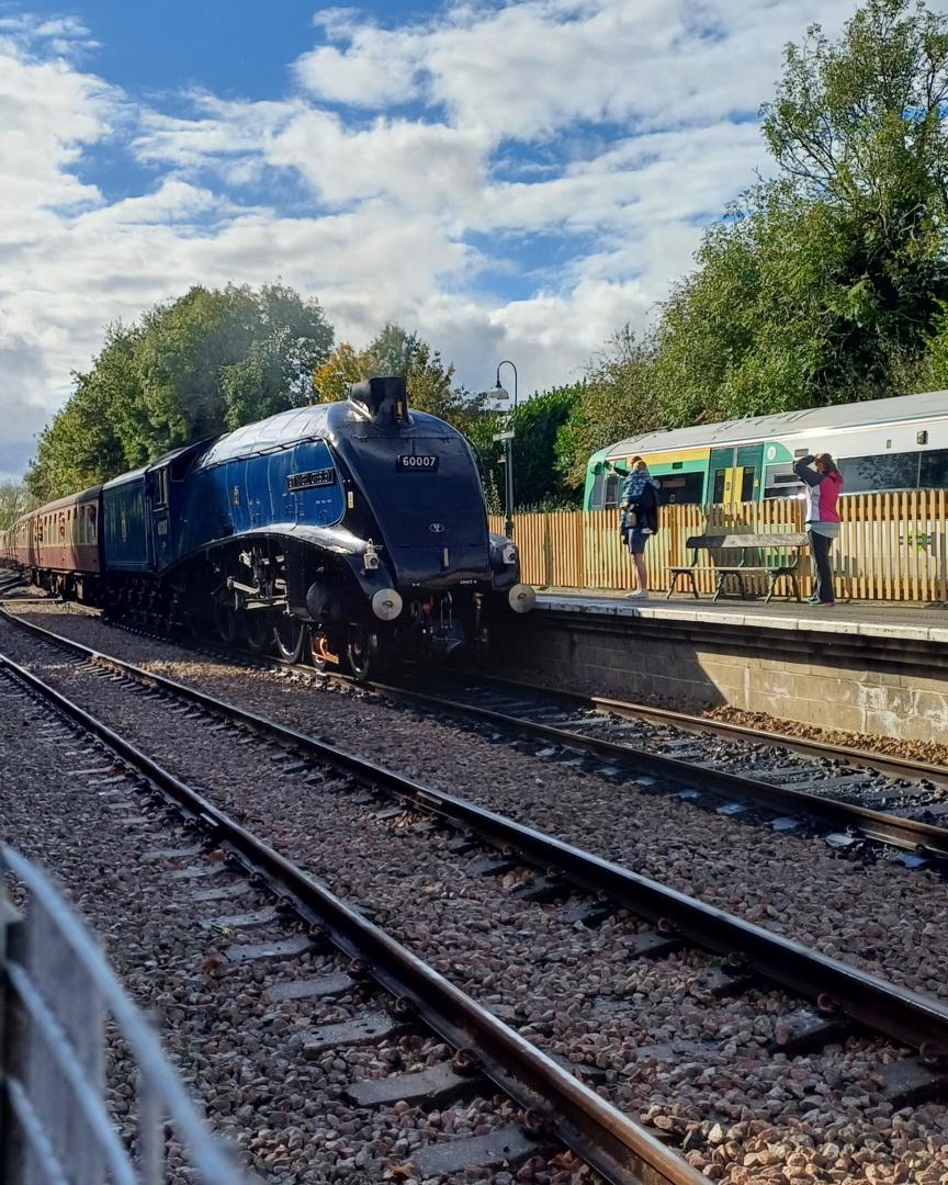 Train Matt1 on Train Siding: Sir Nigel Gresley 60007 (other trains I saw were Beachy Head 32424, Camelot 73082 which was a double header, Sir Archibald Sinclair
34059...