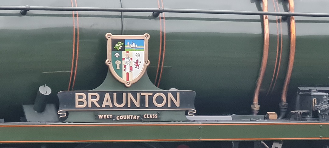 andrew1308 on Train Siding: Yesterday 4th March we had a visit in Kent by 34046 Braunton on the 1Z12 Golden Arrow from Birmngham to Canterbury West and the
return via...