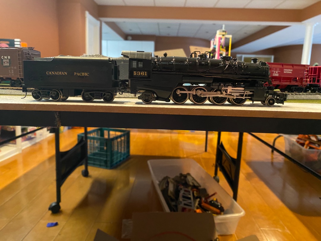 Canadian Modeler on Train Siding: This is a custom I made from cheap material. Canadian Pacific 5361. It's not fully done but I like how it is now and will
keep it for...