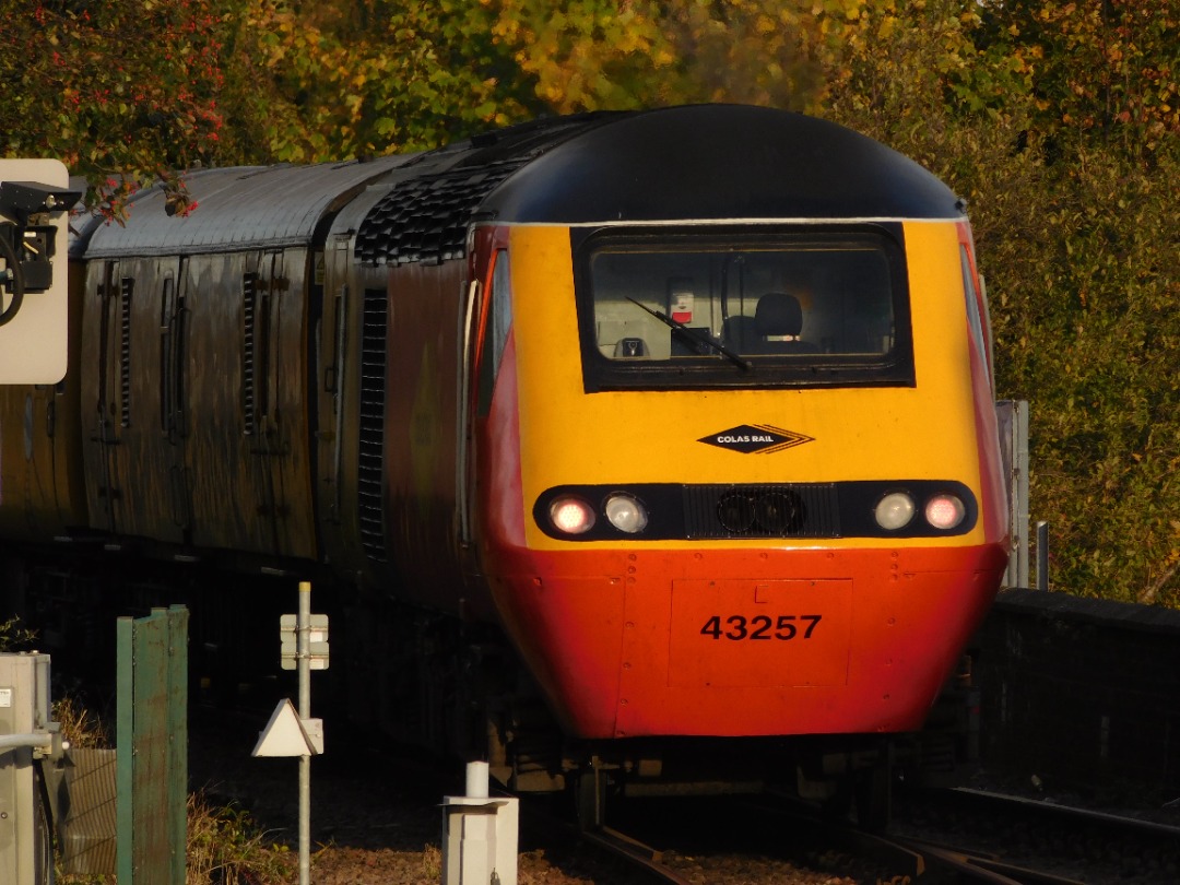 Transport in N-E Lincolnshire on Train Siding: 43 277 and 43 257 on 1Q50 From Derby R.T.C. to Derby R.T.C. Via Cleethorpes