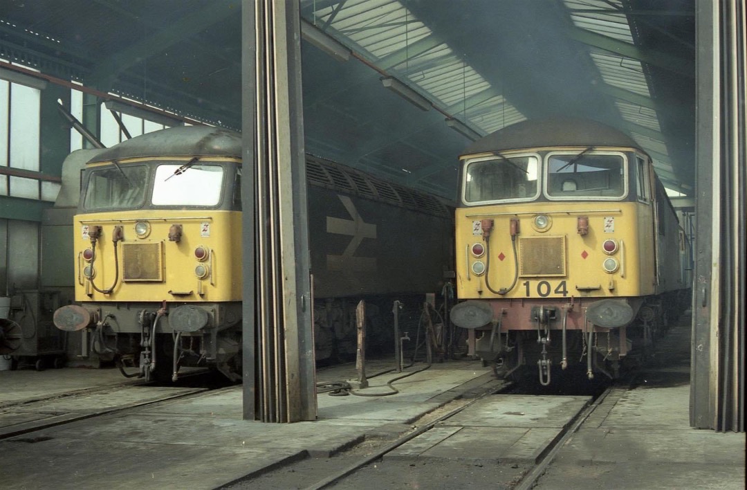 Inter City Railway Society on Train Siding: A quiet Sunday afternoon at Shirebrook Depot. Always easy to get in on a Sunday and always full of locos, 20's
56's 58's....