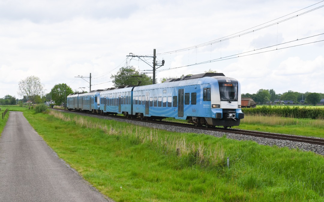 NL Rail on Train Siding: Op 5 mei reden de Protossen en Flirts van Keolis gekoppeld op de Kippenlijn rond. Gelukkig rijden de treinstellen nog in hun oude...