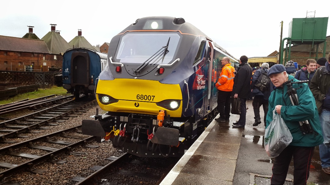 Wymondham abbey station on Train Siding: This week's Sunday setback is DRS newbie (at the time) 68007 Valiant on a visit to the MNR in December 2014 at the
new year...