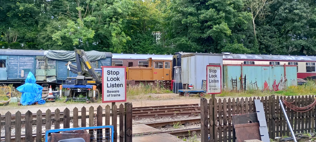 Hardley Distant on Train Siding: HERITAGE: On Saturday 3rd August 2024 I paid a brief visit to the Whitwell & Reedham Railway in Norfolk.