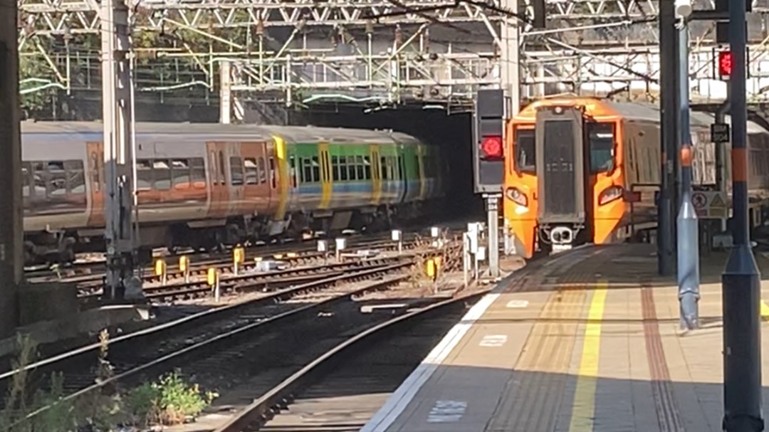 Theo555 on Train Siding: Some pics from an outing today at Birmingham New Street and Wolverhampton, with a Class 172 crossover at Moor Street too, I was very
lucky to...