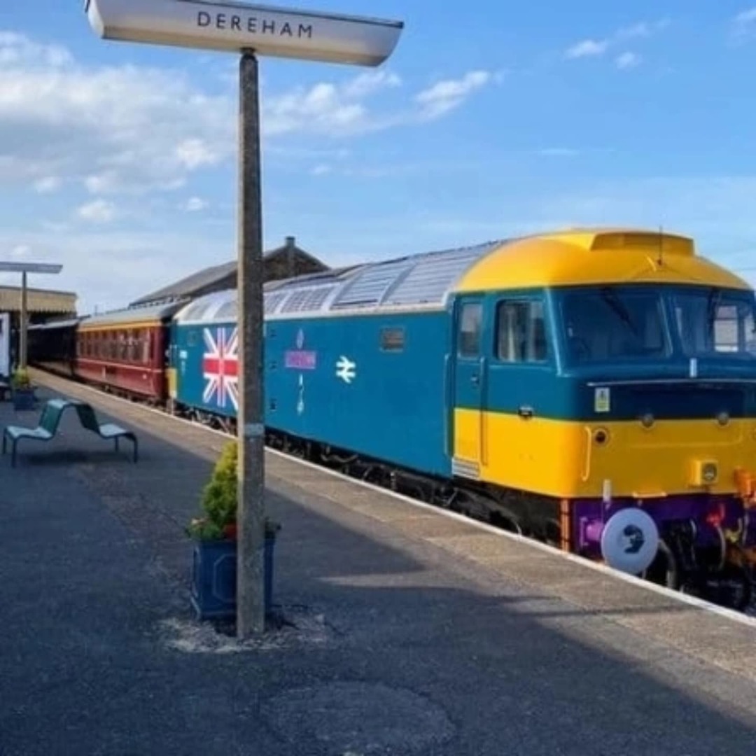 Wymondham abbey station on Train Siding: This weekend on the MNR heritage railway Stratford 47 running weekend with special timetables and last weekend of the
loop...