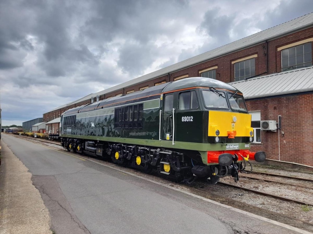 Inter City Railway Society on Train Siding: The eagerly awaited latest release from Arlington Fleet Services Paintshop today is GB Railfreight Class 69