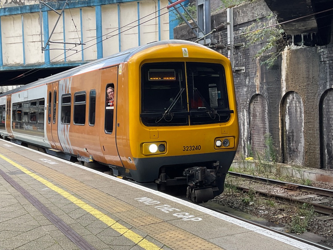 George on Train Siding: Trains at BHM on Friday with 323240 returning from a staff farewell event at Wolverhampton. Probably my last 323 sighting in Birmingham
with it...