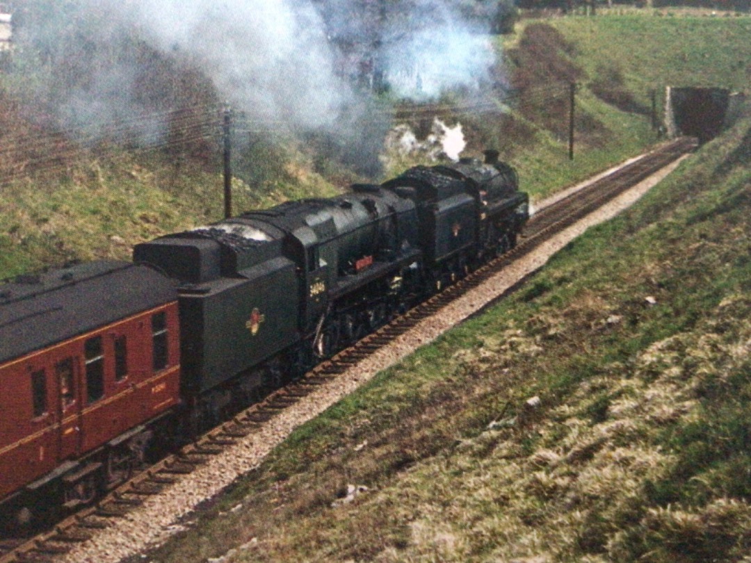 Alex Coomber on Train Siding: In its last year of operation over the Somerset & Dorset. The Southbound Pines Express climbs the 1 in 50 gradient out of Bath
to the...