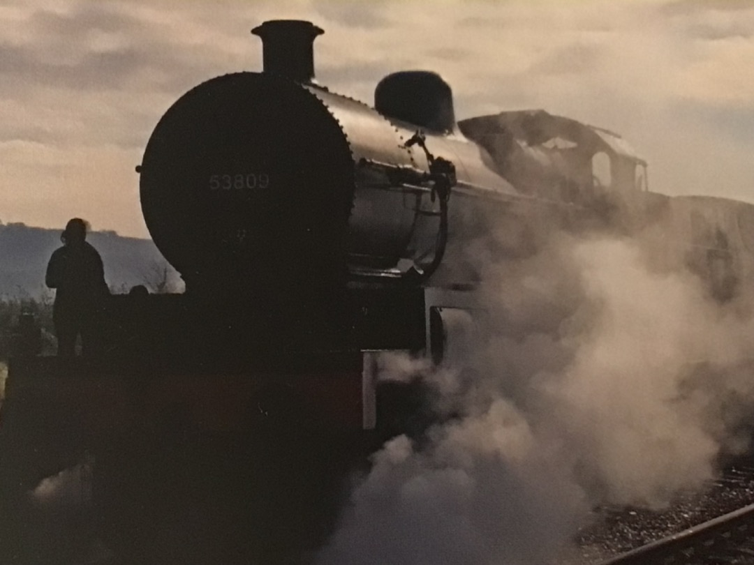 Alex Coomber on Train Siding: A restored Somerset & Dorset 7F locomotive No. 53809 returned close to home in 2006 when it paid a visit to the Avon Valley
Railway near...