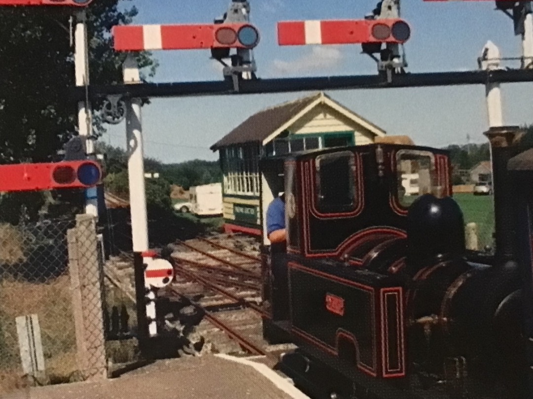 Alex Coomber on Train Siding: Steam on the Somerset & Dorset again. A 0-4-2T No.6 Mr G waits for the road ahead at Pinesway Junction with a train for Common
Lane on...