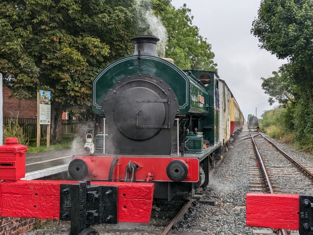 Ryan Watson on Train Siding: Lincolnshire Wolds Railway, featuring AE1919 'Cranford'. The 'Cream Tea' was superb! 🫖☕