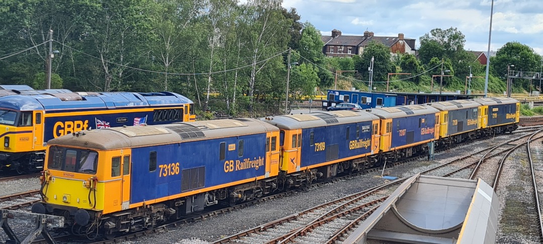 andrew1308 on Train Siding: Here are a few photo's from yesterday 31/07/2021.. Quite a few GBRF loco's starting with the 2x class 50's on their
way to Margate. Then we...