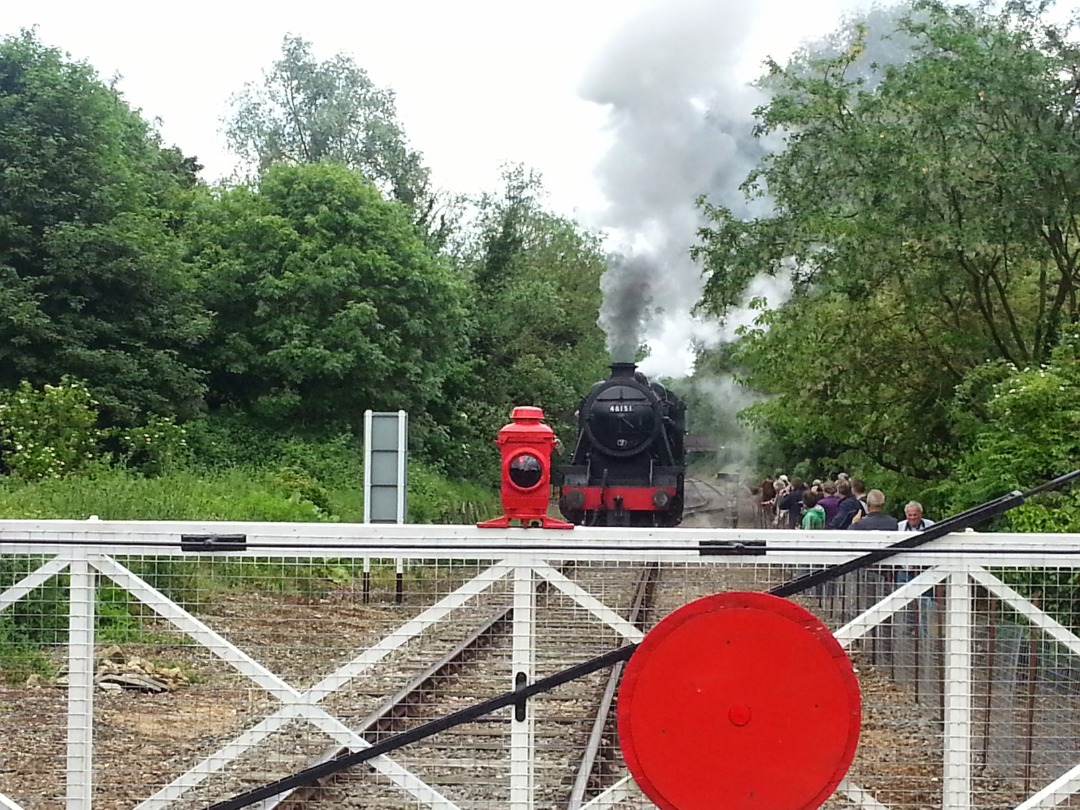 Wymondham abbey station on Train Siding: This week's Sunday setback is going back to May 2014 and the west coast gala and class 8F 48151 running around its
train at...